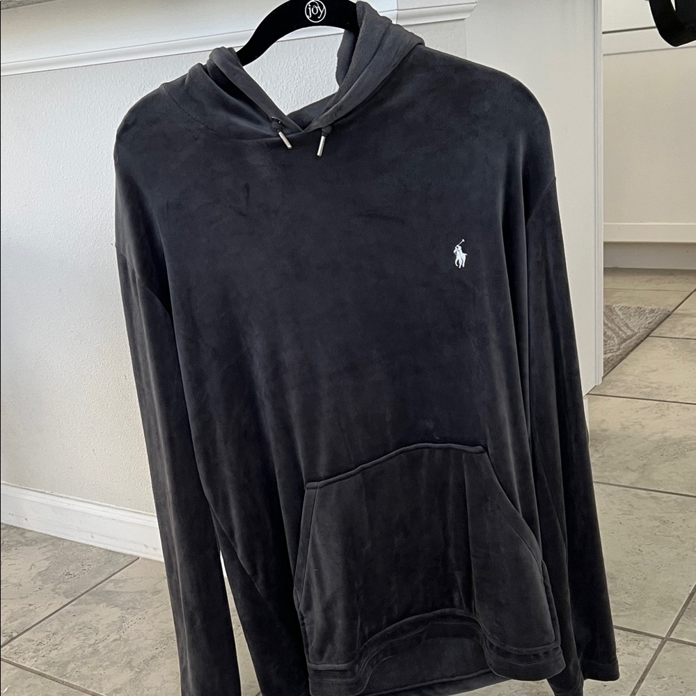 Polo by Ralph Lauren Unisex Charcoal Hoodie Sleepwear/Casual